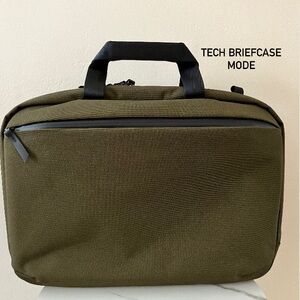 Alpaka Elements 3 in 1 Tech Brief pro (Army green) 15L Every day carry, compact